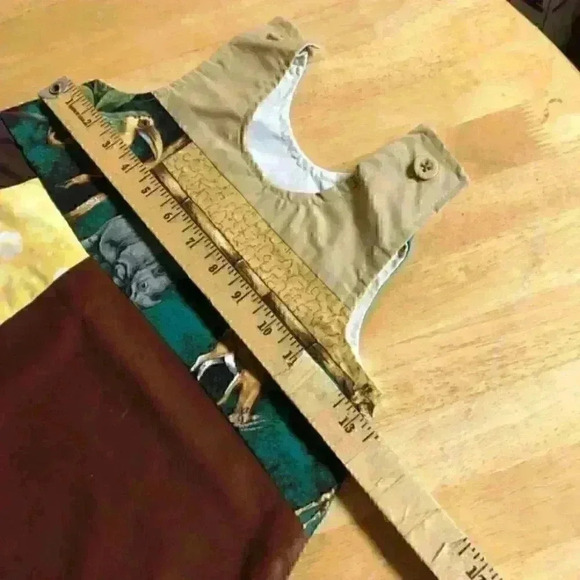 Zoo safari inspried pinafore a-line dress 2-3 - Picture 8 of 8